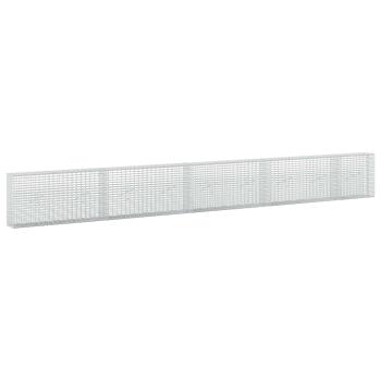 Gabione mit 3,5 mm Draht und 5x2,5 cm Maschen 450x20x50 cm
