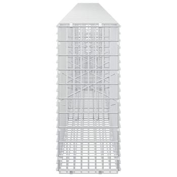 Gabione mit 3,5 mm Draht und 5x2,5 cm Maschen 450x20x50 cm