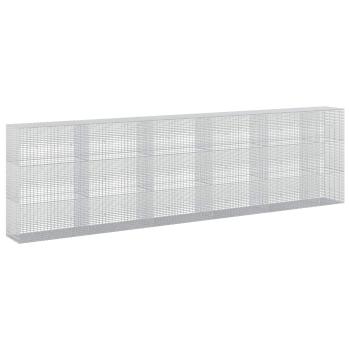 Gabione mit 3,5 mm Draht und 5x2,5 cm Maschen 550x50x150 cm