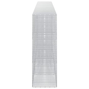 Gabione mit 3,5 mm Draht und 5x2,5 cm Maschen 550x50x150 cm