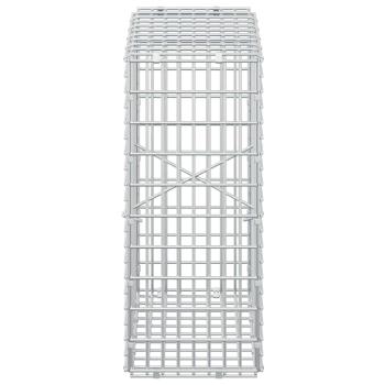 Gabione mit 3,5 mm Draht und 5x2,5 cm Maschen 50x20x50 cm
