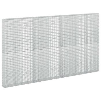 Gabione mit 3,5 mm Draht und 5x2,5 cm Maschen 350x20x200 cm