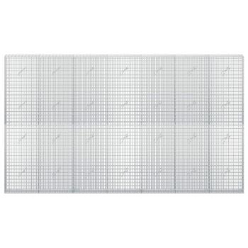 Gabione mit 3,5 mm Draht und 5x2,5 cm Maschen 350x20x200 cm