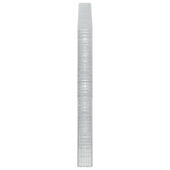 Gabione mit 3,5 mm Draht und 5x2,5 cm Maschen 350x20x200 cm