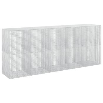 Gabione mit 3,5 mm Draht und 5x2,5 cm Maschen 500x100x200 cm