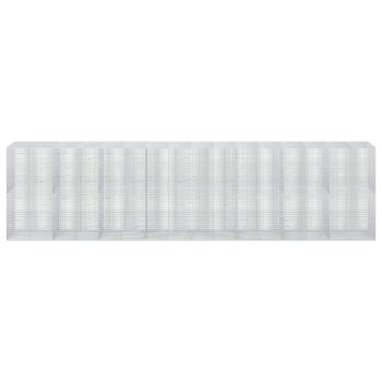 Gabione mit 3,5 mm Draht und 5x2,5 cm Maschen 800x100x200 cm