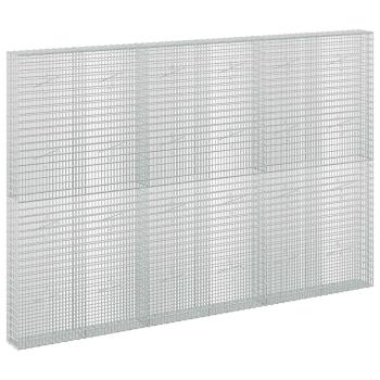 Gabione mit 3,5 mm Draht und 5x2,5 cm Maschen 300x20x200 cm
