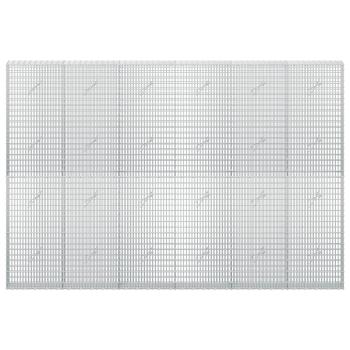 Gabione mit 3,5 mm Draht und 5x2,5 cm Maschen 300x20x200 cm