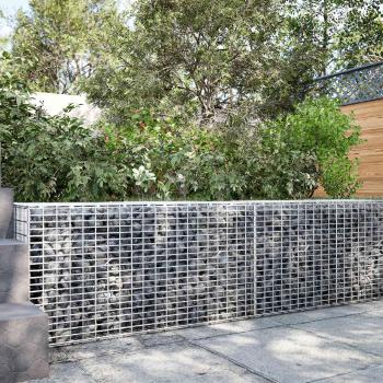 ARDEBO.de - Gabione mit 5 mm Draht und 5x2,5 cm Maschen 100x10x50 cm