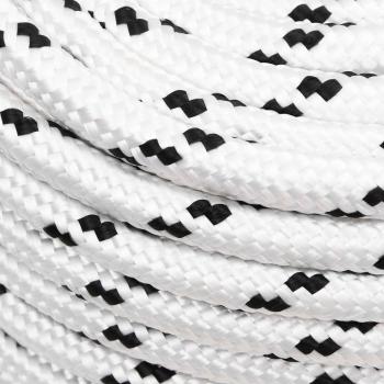 Mehrzweck-Allzweckseil 14 mm 25 m Weiß Polyester
