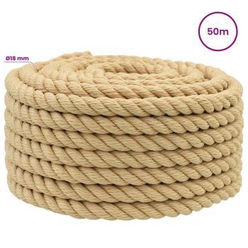 Mehrzweck-Allzweckseil 18 mm 50 m Natur PP