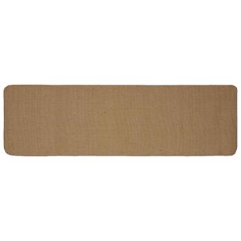ARDEBO.de - Bereichsteppich Hellbraun 60 x 200 cm Jute