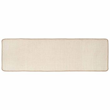 Bereichsteppich Hellbraun 60 x 200 cm Jute