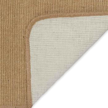 Bereichsteppich Hellbraun 60 x 200 cm Jute