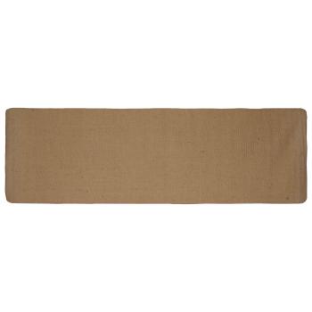 ARDEBO.de - Bereichsteppich Hellbraun 80 x 200 cm Jute