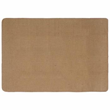 ARDEBO.de - Bereichsteppich Hellbraun 120 x 170 cm Jute