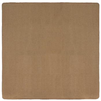 ARDEBO.de - Bereichsteppich Hellbraun 240 x 240 cm Jute