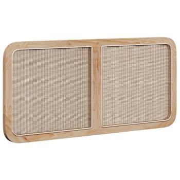 Kopfteil mit Kopfteil Natur 120 x 55 x 3 cm Rattan