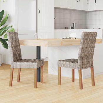 Esszimmerstuhl GENDT 2 stk. Kubu Grau 45 x 54 x 93 cm