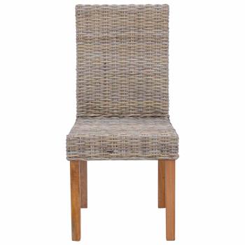Esszimmerstuhl GENDT 2 stk. Kubu Grau 45 x 54 x 93 cm