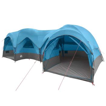 Familienzelt mit Regenschutz wasserdicht 5 Personen Blau