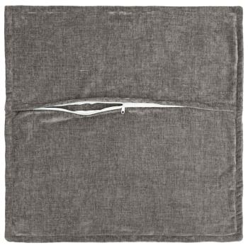 Wurfkissen 6 stk. HOUTEN Dunkelgrau 50 x 50 cm Chenille-Stoff