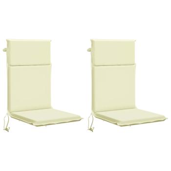Hochlehner-Auflage GEMERT 2 stk. 100 % Polyester Creme