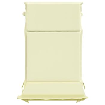 Hochlehner-Auflage GEMERT 2 stk. 100 % Polyester Creme