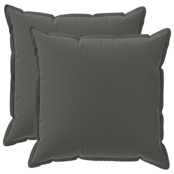 Wurfkissen 2 stk. HOUTEN Anthrazit 70 x 70 cm Polyester
