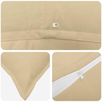 Wurfkissen 2 stk. HOUTEN Beige 50 x 70 cm Polyester
