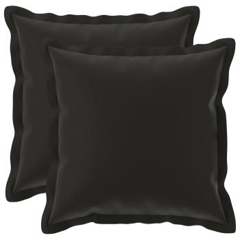 Wurfkissen 2 stk. HOUTEN Schwarz 45 x 45 cm Polyester