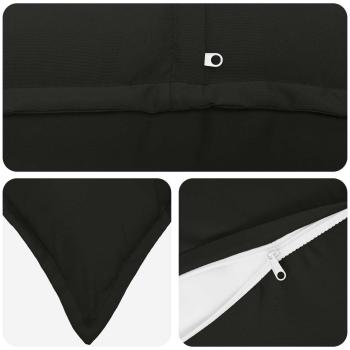 Wurfkissen 2 stk. HOUTEN Schwarz 45 x 45 cm Polyester
