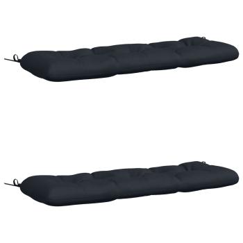 Bankkissen VIANEN 2 stk. 100 % Polyester Dunkelblau