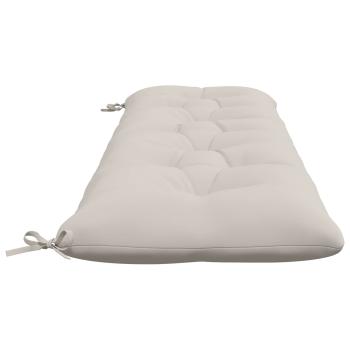 Bankkissen VIANEN 2 stk. 100 % Polyester Weiß 180 x 50 x 12 cm