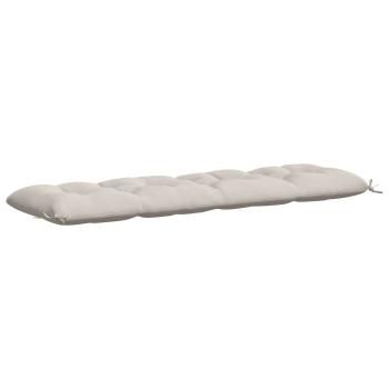 Bankkissen VIANEN 2 stk. 100 % Polyester Weiß 180 x 50 x 12 cm