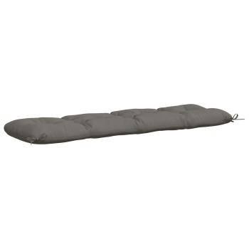 Bankkissen VIANEN 2 stk. 100 % Polyester Grau 140 x 40 x 12 cm