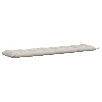 Bankkissen VIANEN 2 stk. 100 % Polyester Weiß 200 x 40 x 12 cm