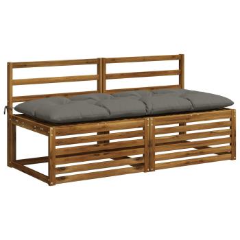 Bankkissen VIANEN 100 % Polyester Grau 150 x 60 x 12 cm