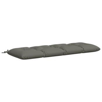 Bankkissen VIANEN 100 % Polyester Grau 140 x 50 x 12 cm