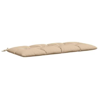 Bankkissen VIANEN 100 % Polyester Creme 160 x 60 x 12 cm