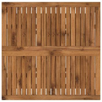 Couchtisch LAREN Natur 80,5 x 80 x 45 cm Massivholz Akazie