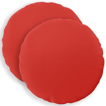 Wurfkissen 2 stk. HEERLEN Rot Durchmesser 60 cm Polyester