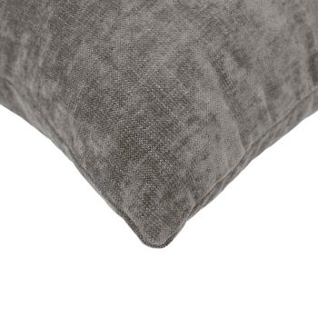 Wurfkissen 6 stk. HEERLEN Dunkelgrau 40 x 60 cm Chenille-Stoff