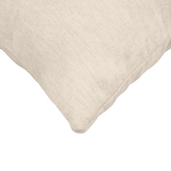 Wurfkissen 2 stk. HEERLEN Creme 45 x 45 cm Chenille-Stoff
