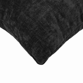 Wurfkissen 6 stk. HEERLEN Anthrazit 30 x 30 cm Chenille-Stoff