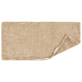Wurfkissen 12 stk. HEERLEN Taupe 40 x 80 cm Chenille-Stoff