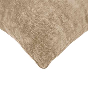 Wurfkissen 12 stk. HEERLEN Taupe 40 x 80 cm Chenille-Stoff