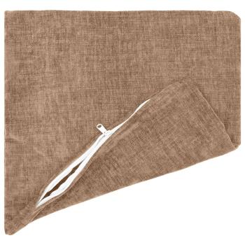 Wurfkissen 6 stk. HEERLEN Braun 35 x 35 cm Chenille-Stoff