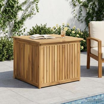 ARDEBO.de - Gartenlagerbox Massives Akazienholz 70,5 x 68,5 x 53,5 cm