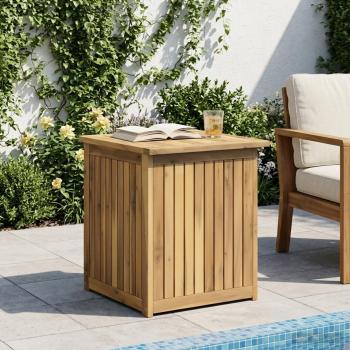 ARDEBO.de - Gartenlagerbox Massives Akazienholz 48,5 x 49 x 53,5 cm